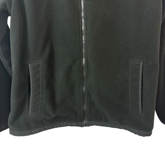 Aeropostale Y2K Men’s Fleece Jacket Zip Up Black Classic Size XL - Picture 4 of 9